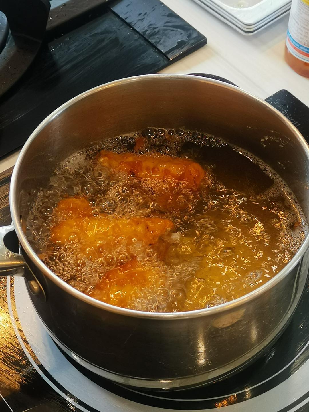 ทดสอบวิธีการทอดไก่
